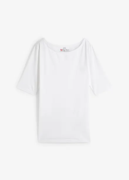 U-Boot-Ausschnitt-Shirt