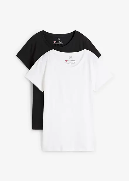 Lot de 5 T-shirts col rond