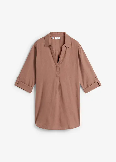 Leinen-Bluse, 3/4-Arm