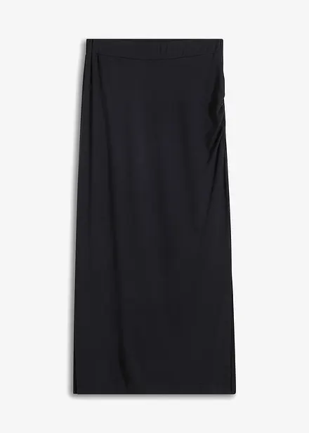 Jupe midi en viscose fluide