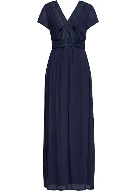 Maxikleid aus fließender Viskose