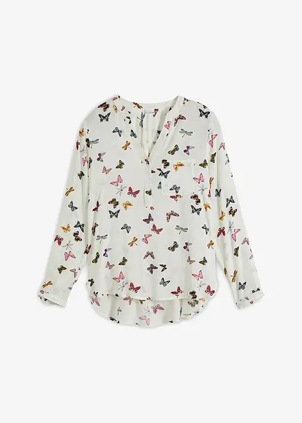 Bluse aus fließender Viskose