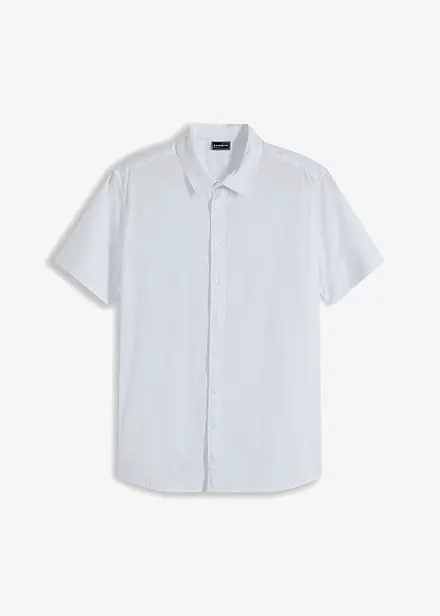 Chemise manches courtes extensible, Slim Fit