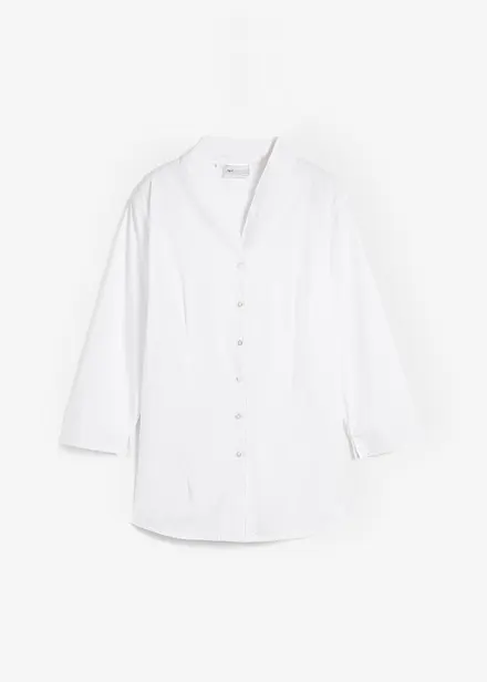 Bluse mit Stehkragen