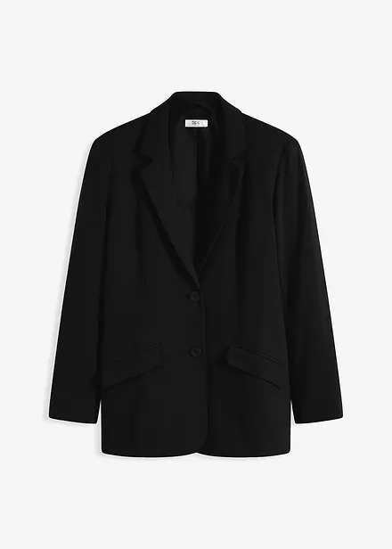 Longblazer aus Baumwoll-Jersey