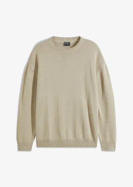 Pull coton à col rond, Loose Fit