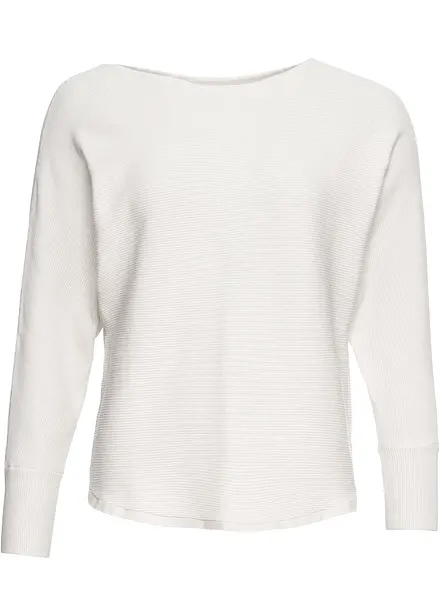 Pull oversize côtelé