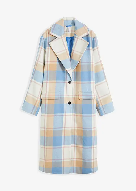 Manteau oversize, aspect laine
