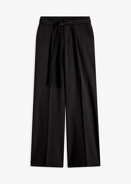Pantalon à pinces en viscose mélangée