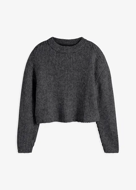 Pull en grosse maille contenant de la laine