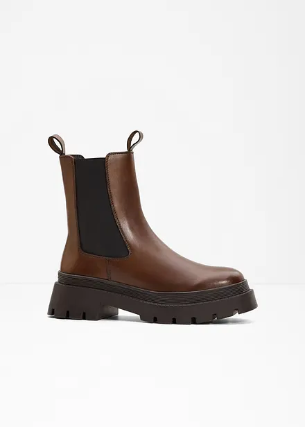 Chelsea-Boots aus Leder