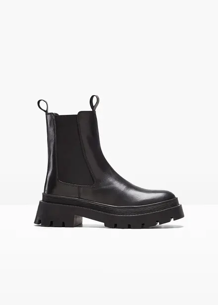 Chelsea-Boots aus Leder