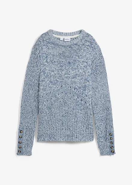 Pull en maille avec des boutons