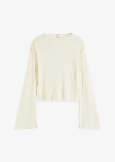 T-shirt côtelé en coton