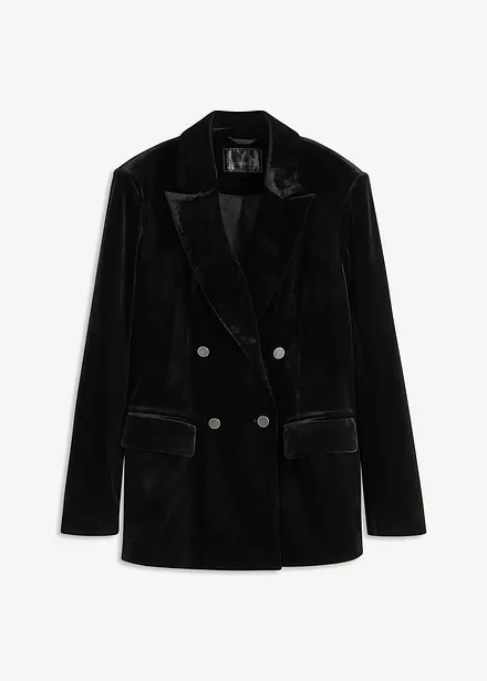 Blazer en velours doux