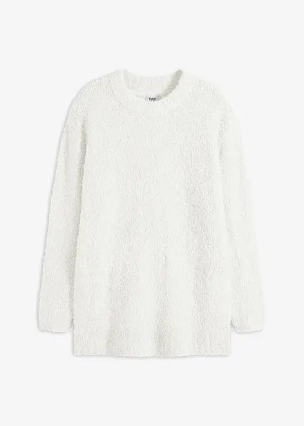 Oversize-Pullover aus Flauschgarn
