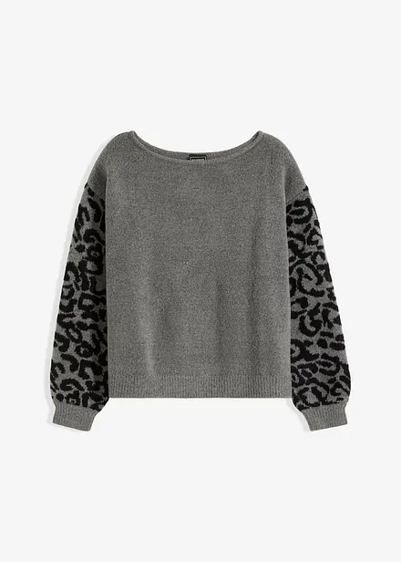 Pull à motif léopard