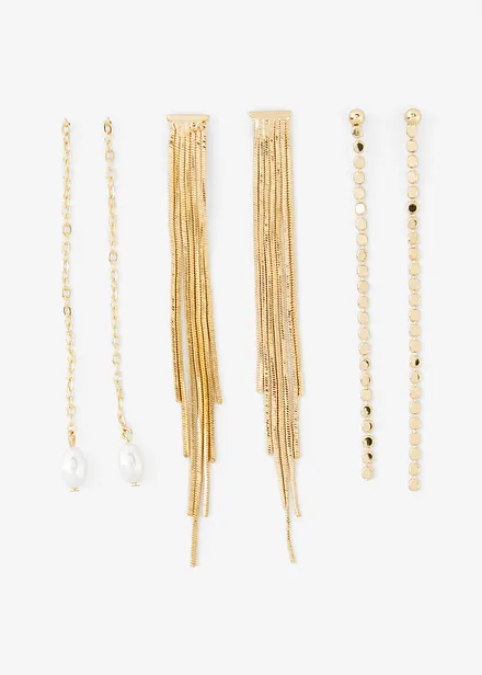 Lot de 6 paires de boucles d'oreille