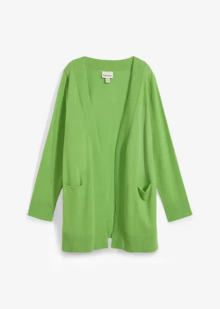 Gilet en maille avec poches, manches longues