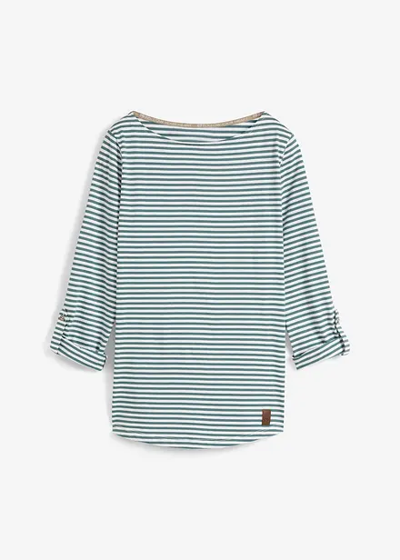 Langarmshirt aus reiner Baumwolle