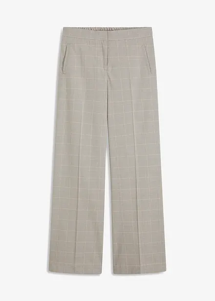 Glencheck Marlenehose mit Viskose