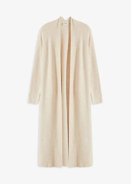 Longstrickjacke mit Viskose