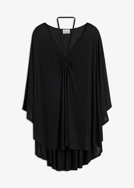 Tunique de plage transparente en viscose