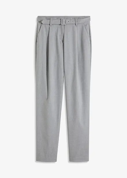 Pantalon à pinces et ceinture