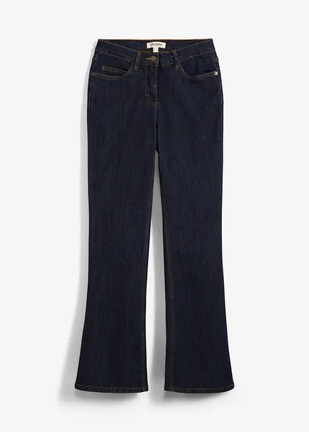 Jean bootcut taille mi-haute, extensible