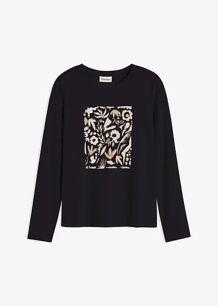 Langarmshirt mit Bio-Baumwolle