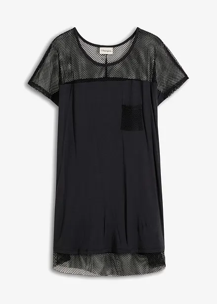 T-shirt long de plage en viscose