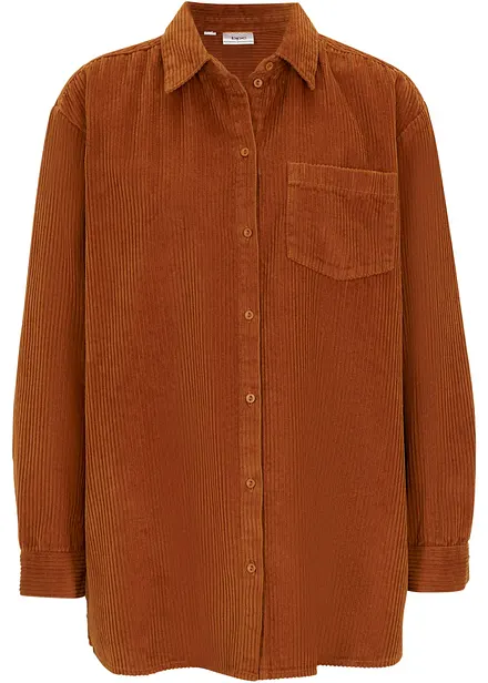 Chemise en velours de coton côtelé