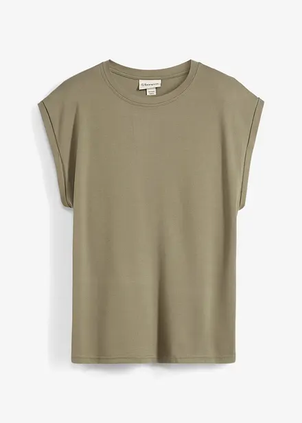 Top à épaulettes en viscose mélangée