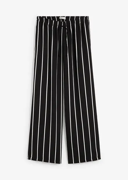 Pantalon large en crêpe léger