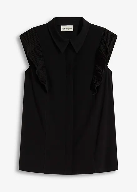 Blouse volantée en jersey