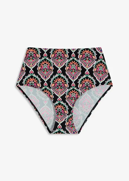 Bas de bikini taille haute, échancrure normale