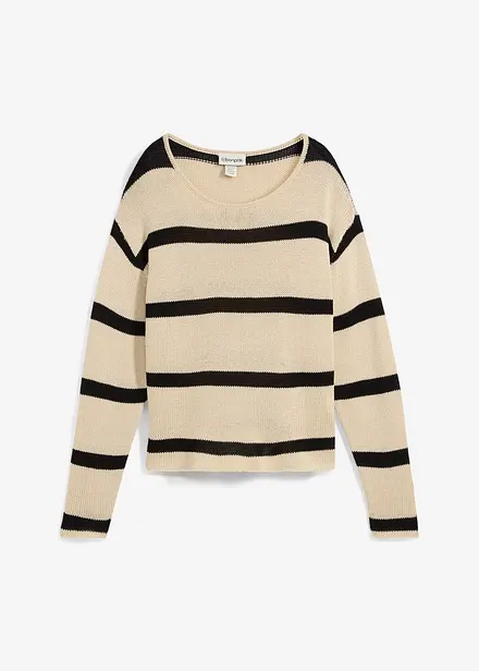 Pull oversize en maille fine