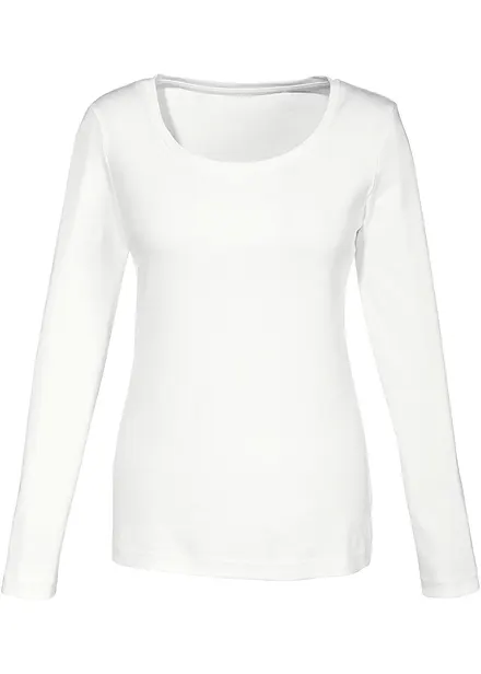 T-shirt manches longues 100% coton