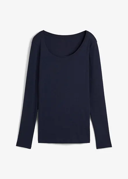 Langarmshirt aus reiner Bio-Baumwolle