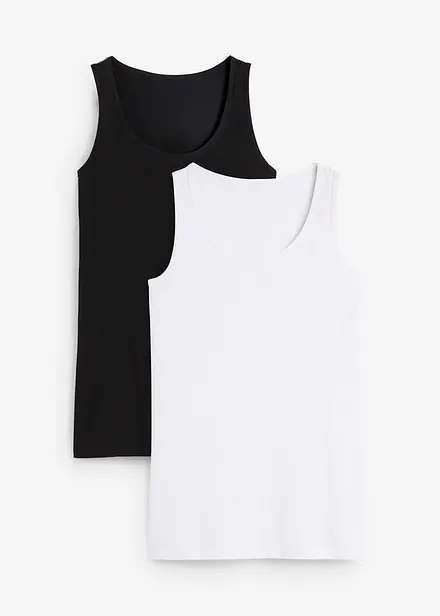 Lot de 2 débardeurs extensibles