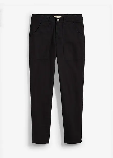 Pantalon en twill de coton extensible