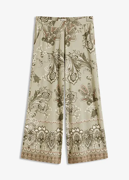 Pantalon en jersey à imprimé paisley