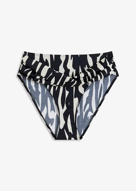 Bas de bikini taille haute, échancré