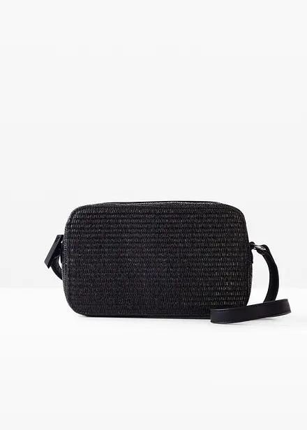 Sac à bandoulière aspect paille