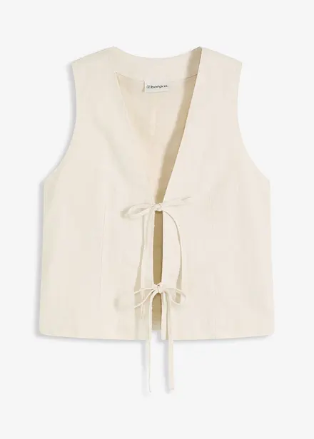 Gilet sans manches à nouettes