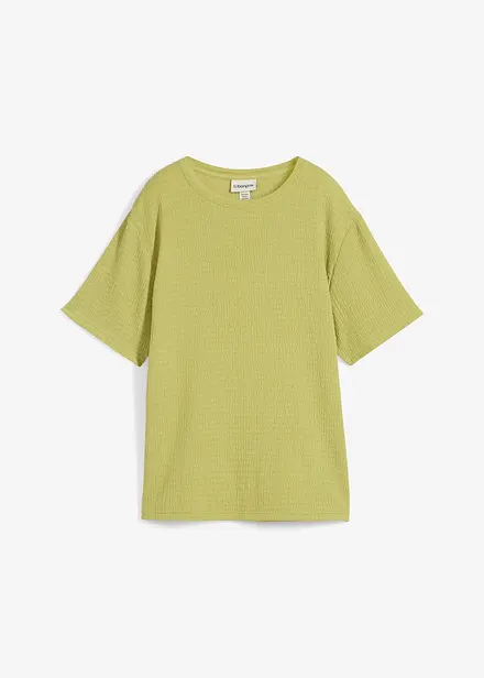 T-shirt en crêpe gaufré