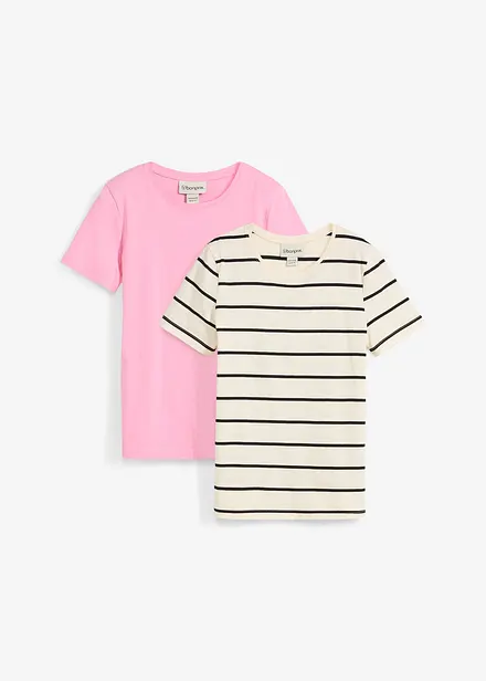 Lot de 2 T-shirts 100% coton