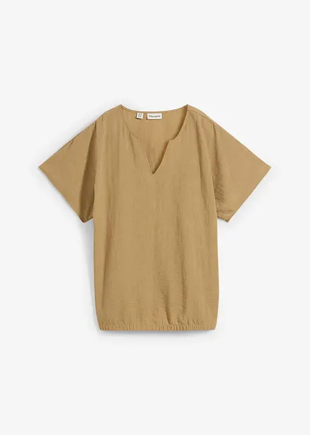 Blouse oversize à base élastiquée