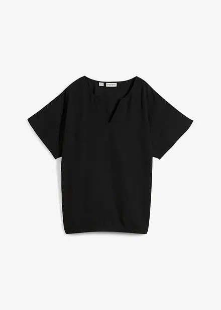 Blouse oversize à base élastiquée