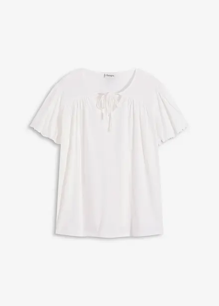 T-shirt avec lien à l'encolure